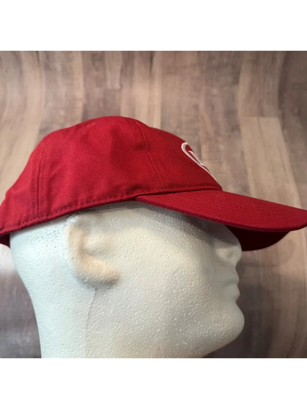 Dr Pepper Embroidered Hat Bioworld Strap Back Cap Maroon White EUC
